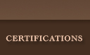 Certifications